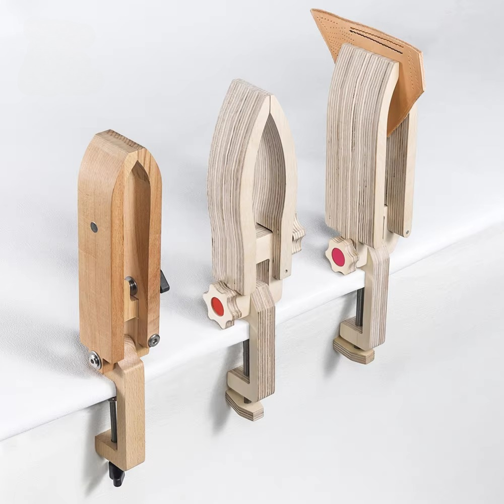 Leatherwork Table - 가죽 테이블 데스크탑 레이싱 스티칭 바느질