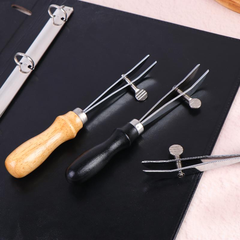 Leatherwork Edge Creaser - 0~10mm 조절 가능한 가죽 에저, 나무