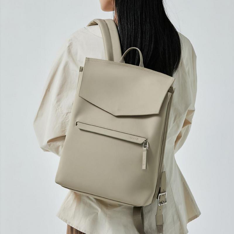 Leather Work Womens Backpack - 패션 새로운 일본과 한국의 간단한 캐주얼