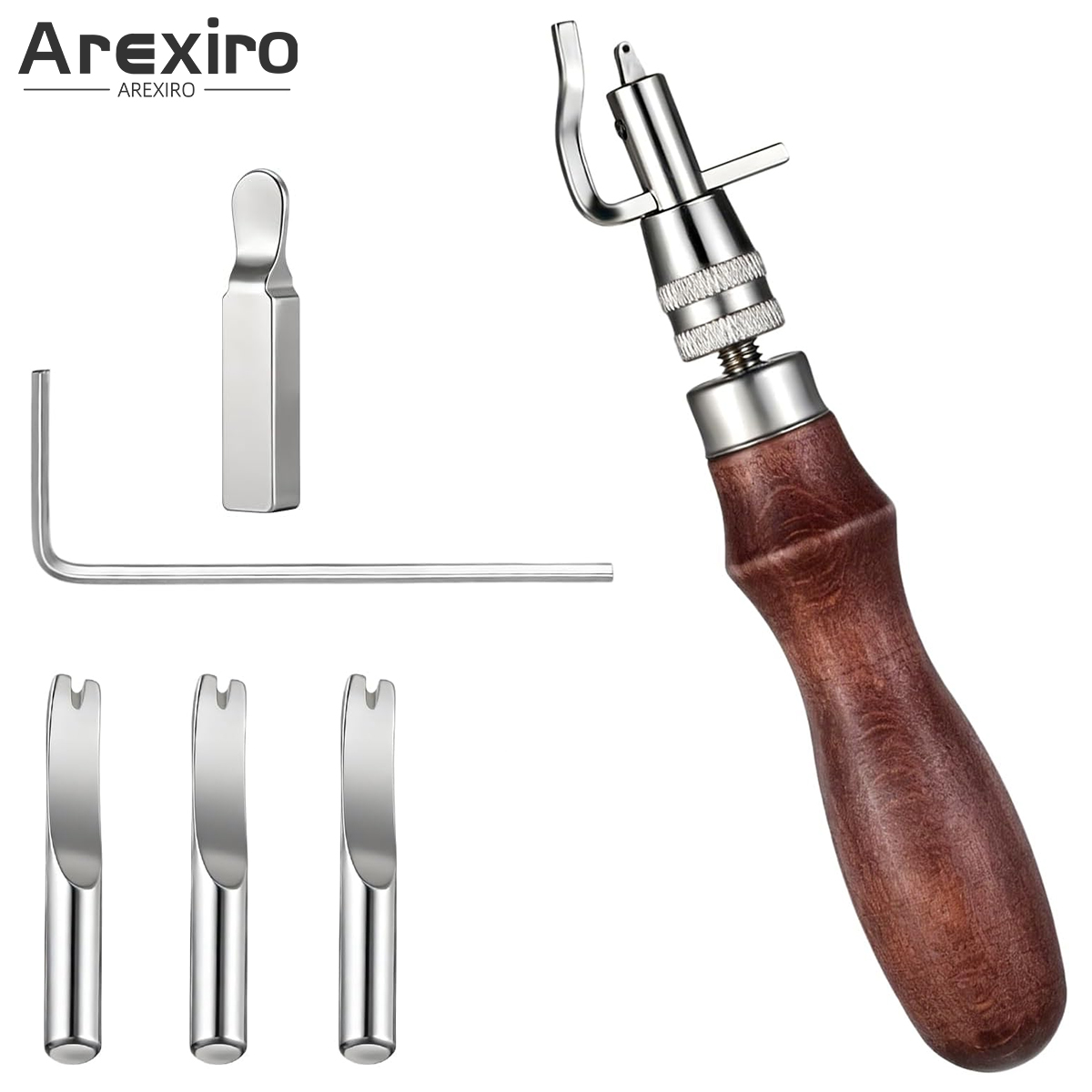 Leatherwork Edge Creaser - 7 in 1 조절식 가죽 스티칭