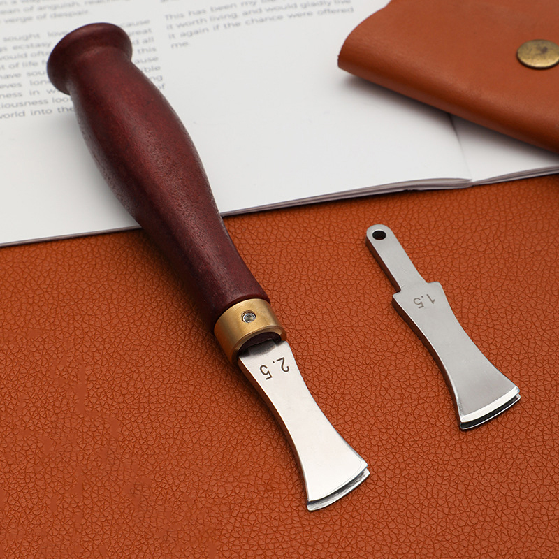 Leatherwork Edge Creaser - 가죽 엣지 크리저 도구, 가죽 공예용