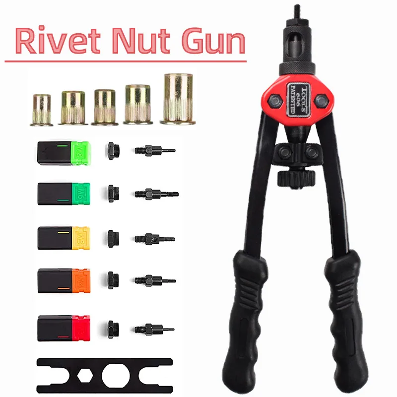 Rivet Setter Tool - BT-606 맨드릴 리벳 너트 건, 핸드