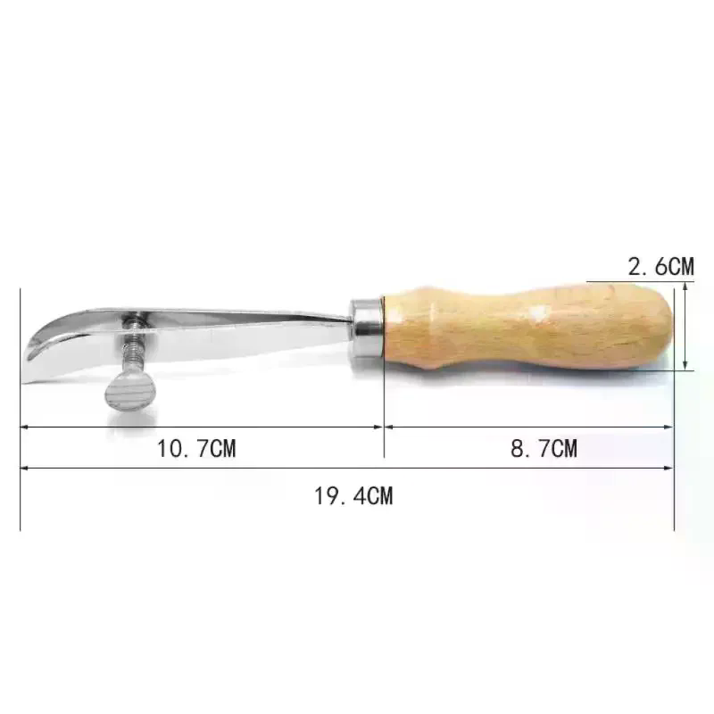 Groover Stitching Tool - 조절 가능한 가죽 가장자리 홈파기 도구,