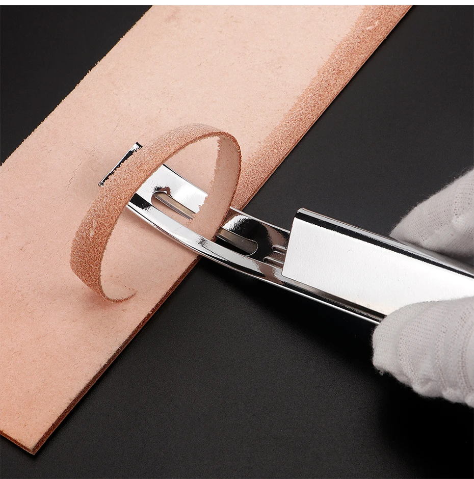 Leatherwork Kit - 1세트 금속 가죽 안전 베벨러 DIY