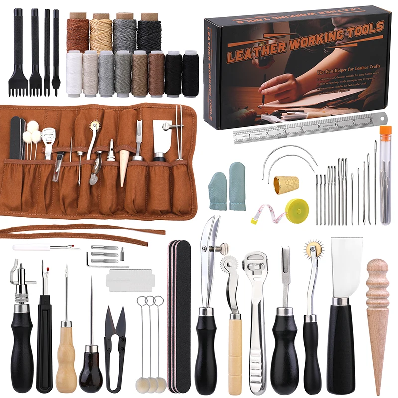 Groover Stitching Tool - KRABALL 전문 가죽 공예 도구 키트