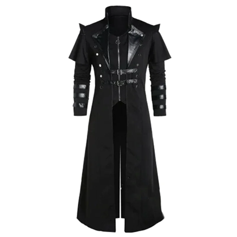 빈티지 할로윈 중세 스팀펑크 엘프 해적 의상 성인 남성 - Leather Work Jacket 리뷰 및 가격