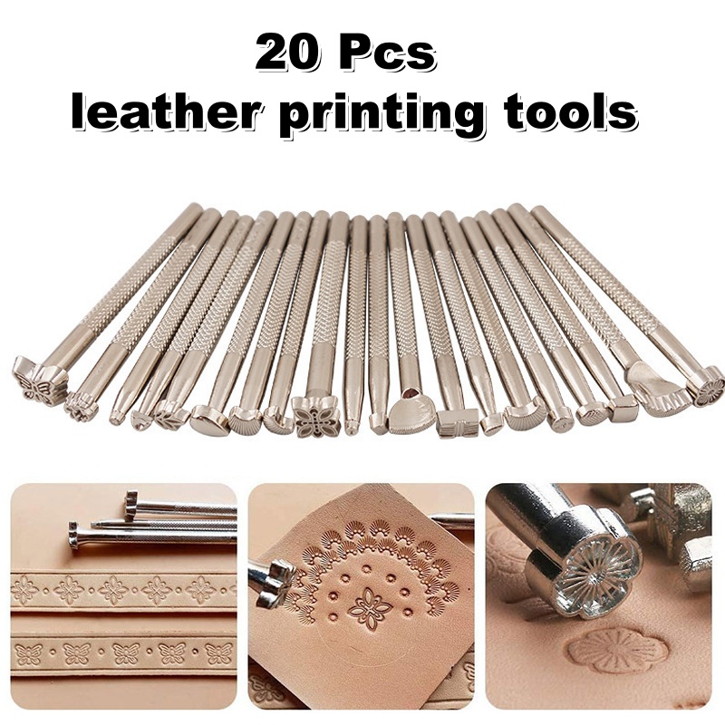 20종 가죽 스탬핑 도구 가죽 공예 안장 제작 스탬프  - Leatherwork Kit 리뷰 및 가격