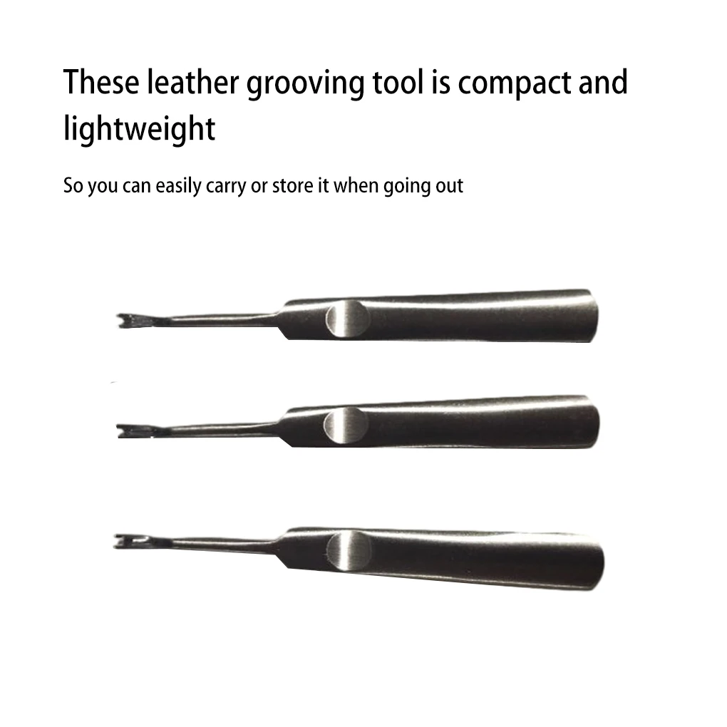 3종 가죽 그루버 키트 U자형 V자형 홈파기 슬로팅 엣 - Leatherwork Edge Creaser 리뷰 및 가격