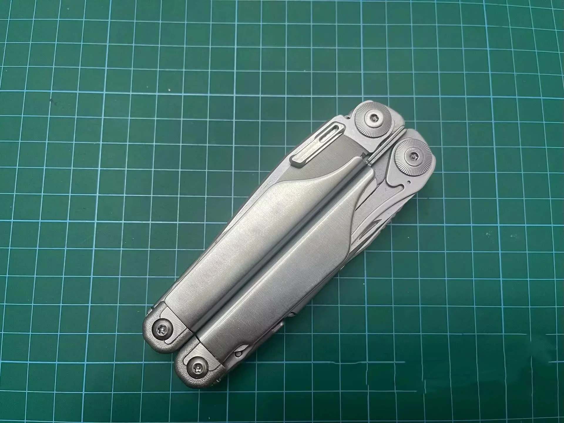 스테인레스 스틸 엄지 그립 탭 블레이드 및 톱 푸시 단 - Leatherwork Knife 리뷰 및 가격