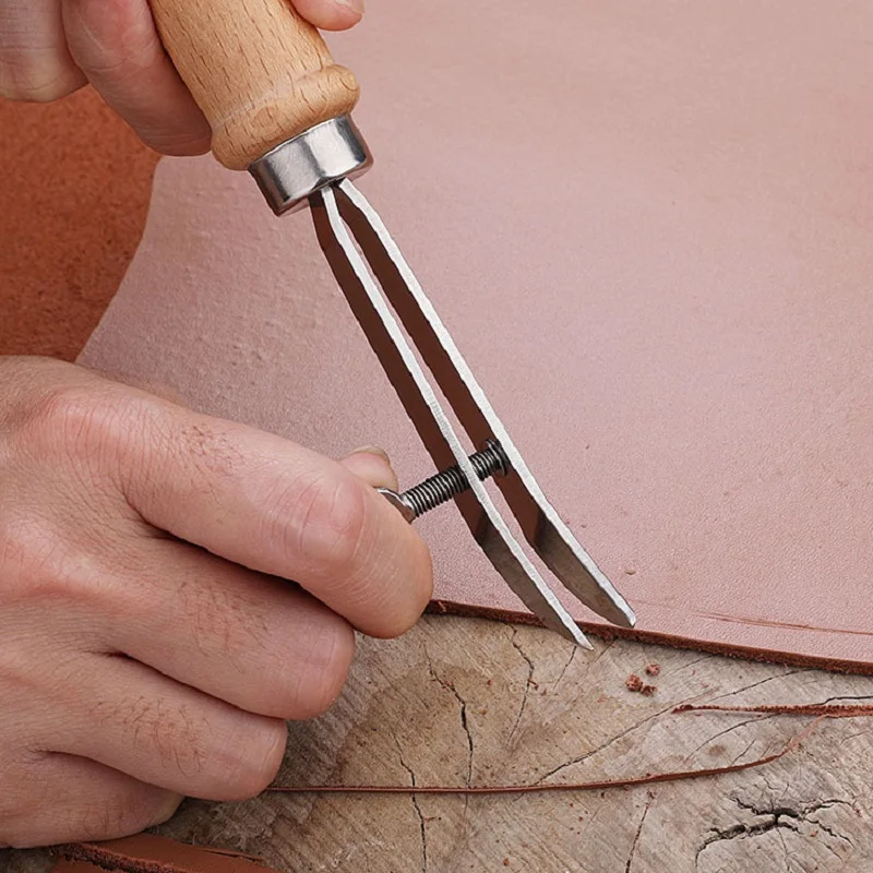DIY 조절 가능한 가죽 가장자리 크리저 스크라이버,  - Groover Stitching Tool 리뷰 및 가격
