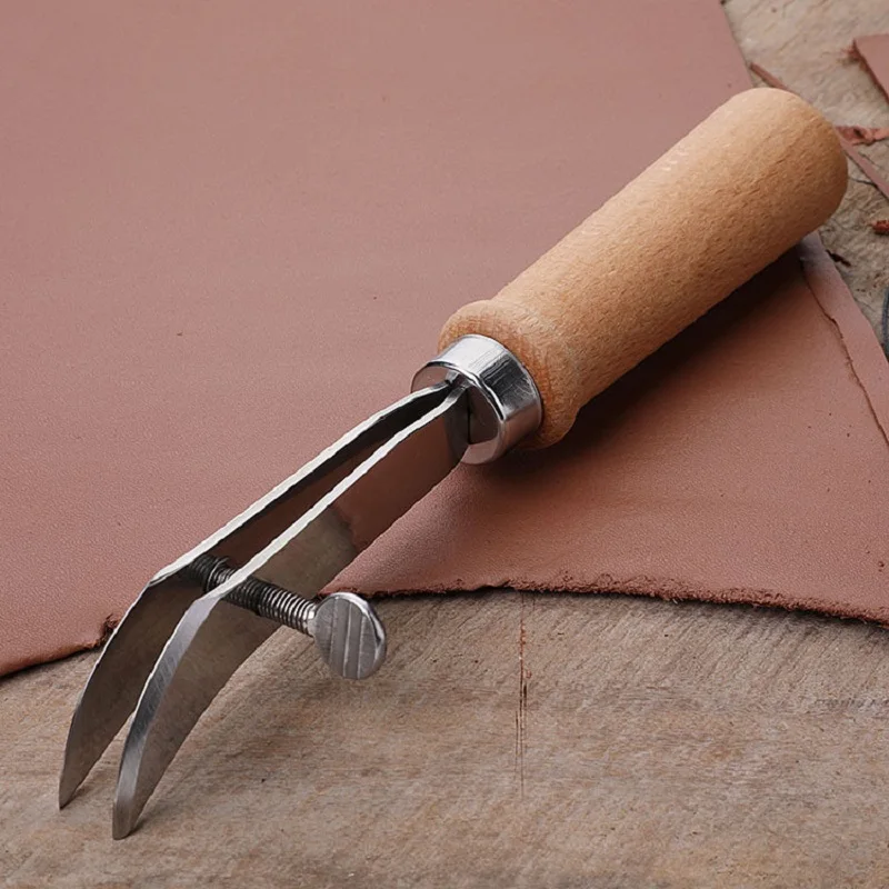 DIY 조절 가능한 가죽 가장자리 크리저 스크라이버,  - Groover Stitching Tool 리뷰 및 가격
