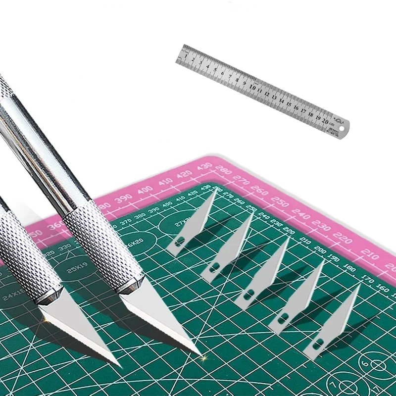 A3 커팅 패드 조각칼/자 세트 PVC 테이블 패드 가 - Leatherwork Table 리뷰 및 가격