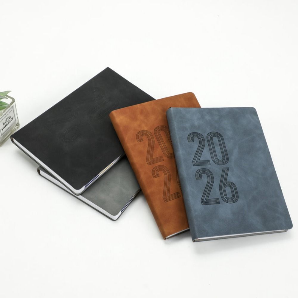 2026 365일 효율성 노트 연간 플래너 텍스처 PU - Leatherwork Plans 리뷰 및 가격