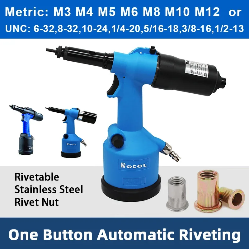 산업용 리벳 너트 건 유압 공압 자동 리베 터 도구 설 - Rivet Setter Tool 리뷰 및 가격