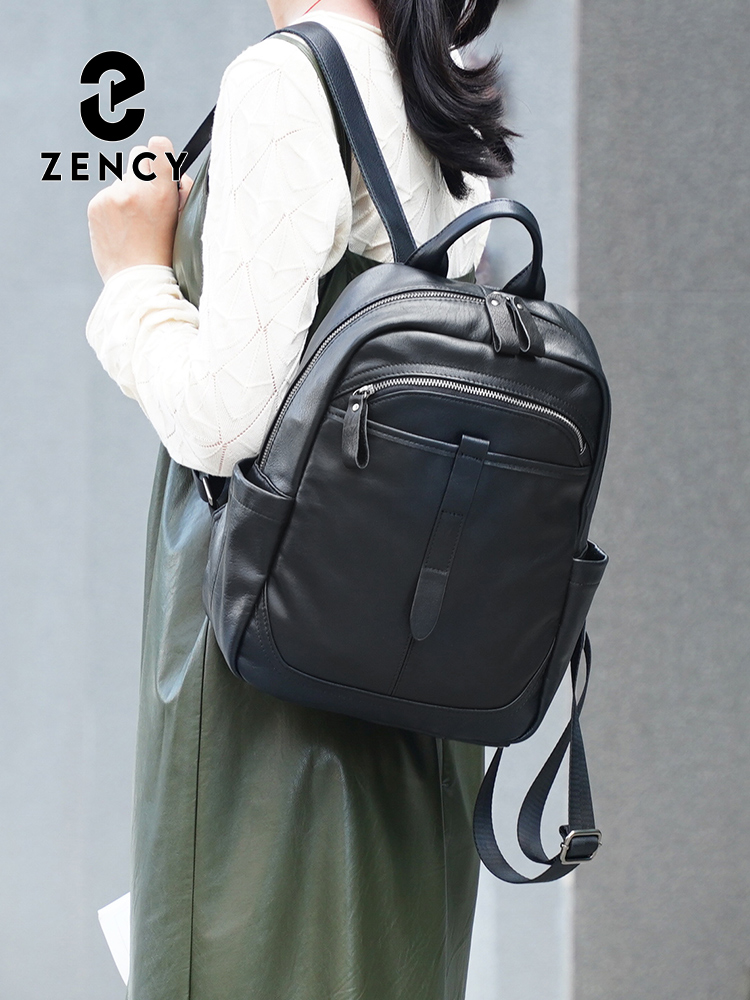 Zency 여성용 정품 가죽 백팩 통근 여행용 대용량  - Leather Work Womens Backpack 리뷰 및 가격