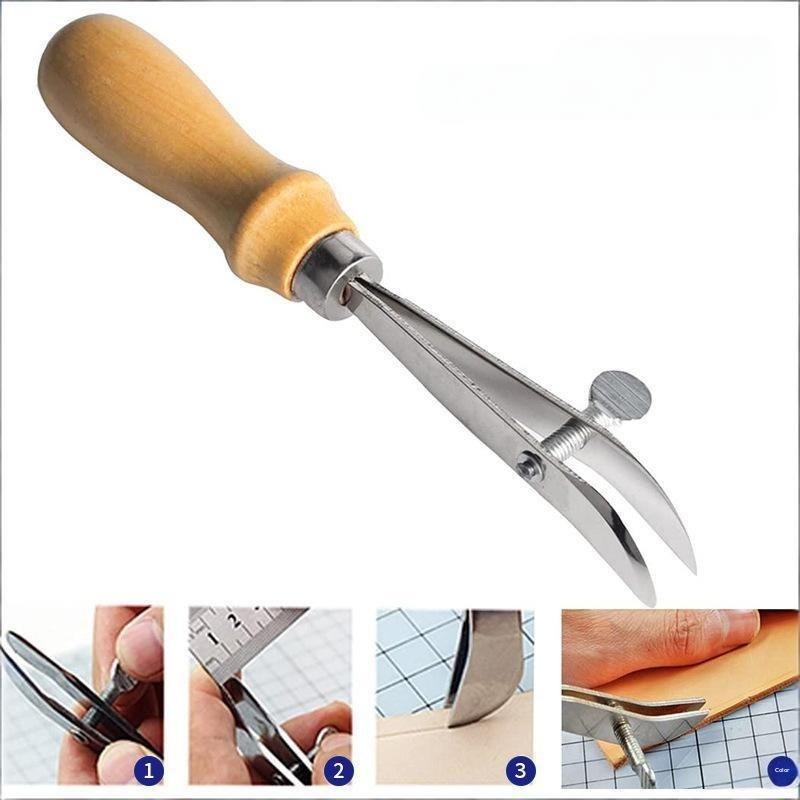 조절 가능한 가죽 가장자리 홈파기 도구, 공예 홈파기, - Groover Stitching Tool 리뷰 및 가격