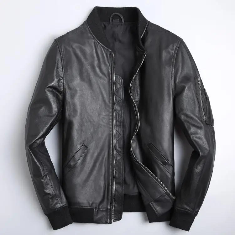 YR 클래식 Ma-1 공군 가죽 재킷, 블랙 폭격기 소 - Leather Work Jacket 리뷰 및 가격
