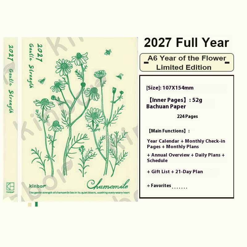 킨보르 뉴 2027 플래너 A5/A6 노트북 데일리 타 - Leatherwork Plans 리뷰 및 가격