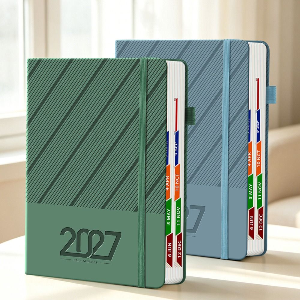 영어 2027 스케줄 플래너 메모장 12개월 효율성 A - Leatherwork Plans 리뷰 및 가격