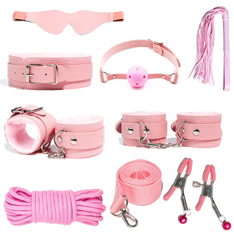 6-10개/세트 성적 속박 수갑 채찍 성인 커플 섹스  - Leatherwork Kit 리뷰 및 가격