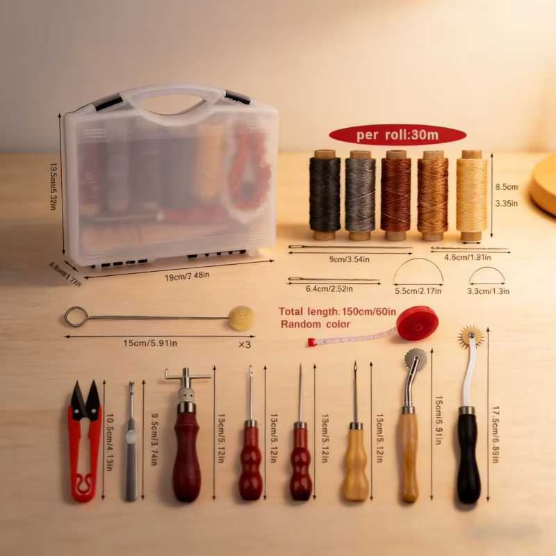 가죽 공예 도구 키트 가죽 손바느질 수리 키트 스티칭  - Groover Stitching Tool 리뷰 및 가격