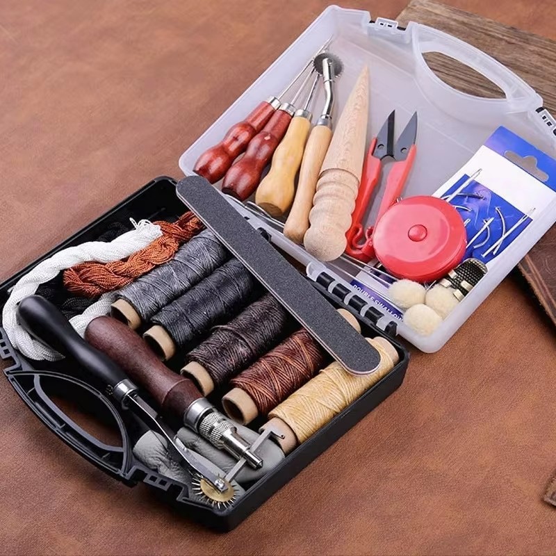 가죽 공예 도구 키트 가죽 손바느질 수리 키트 스티칭  - Groover Stitching Tool 리뷰 및 가격