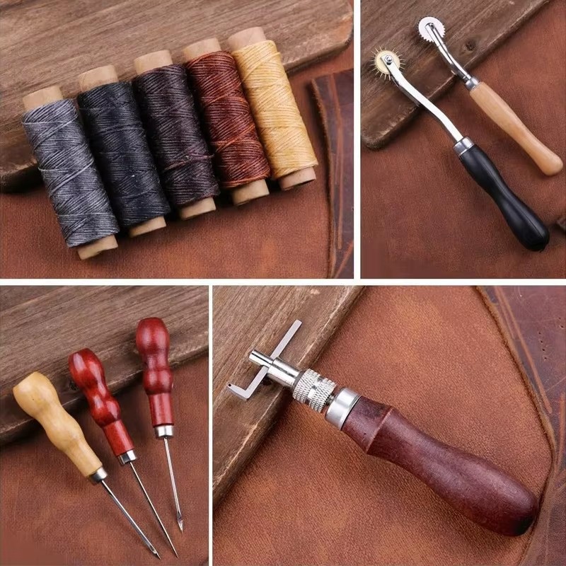 가죽 공예 도구 키트 가죽 손바느질 수리 키트 스티칭  - Groover Stitching Tool 리뷰 및 가격