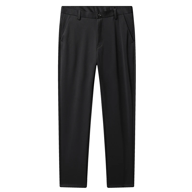 남성 캐주얼 롱 비즈니스 바지 뒷주머니 지퍼에 미니 가 - Leather Work Pants 리뷰 및 가격