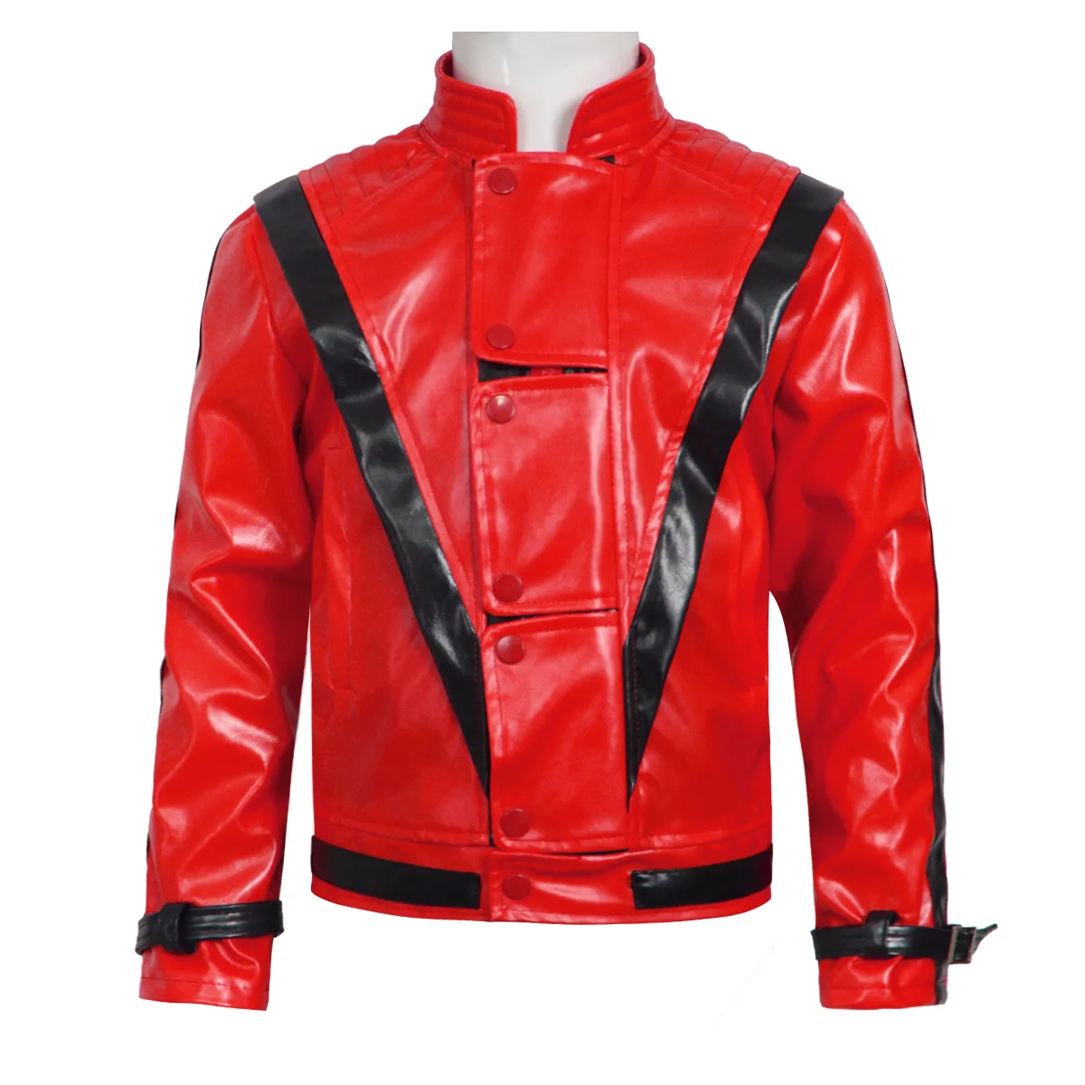 마이클 잭슨 스릴러 무서운 코스튬 레드 가죽 재킷 여성 - Leather Work Jacket 리뷰 및 가격