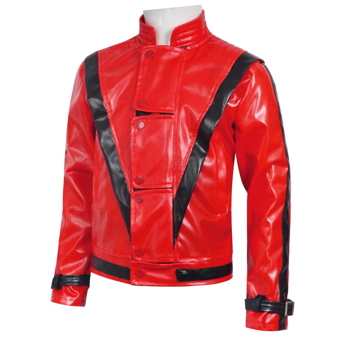 마이클 잭슨 스릴러 무서운 코스튬 레드 가죽 재킷 여성 - Leather Work Jacket 리뷰 및 가격