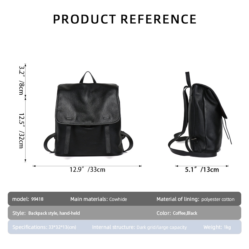 여성용 최고급 소가죽 플랩 백팩, 2가지 휴대 방식,  - Leather Work Womens Backpack 리뷰 및 가격