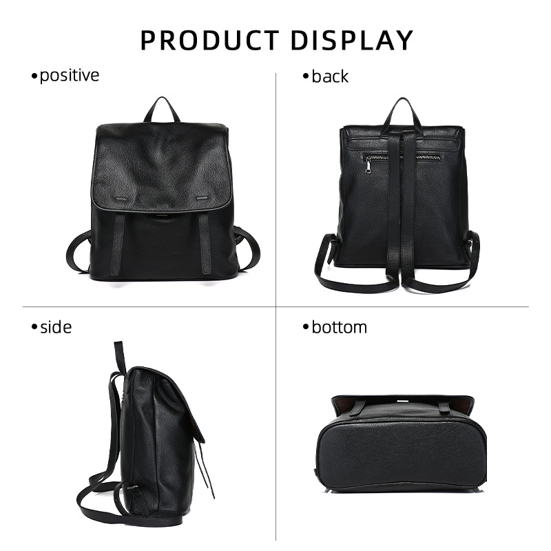 여성용 최고급 소가죽 플랩 백팩, 2가지 휴대 방식,  - Leather Work Womens Backpack 리뷰 및 가격