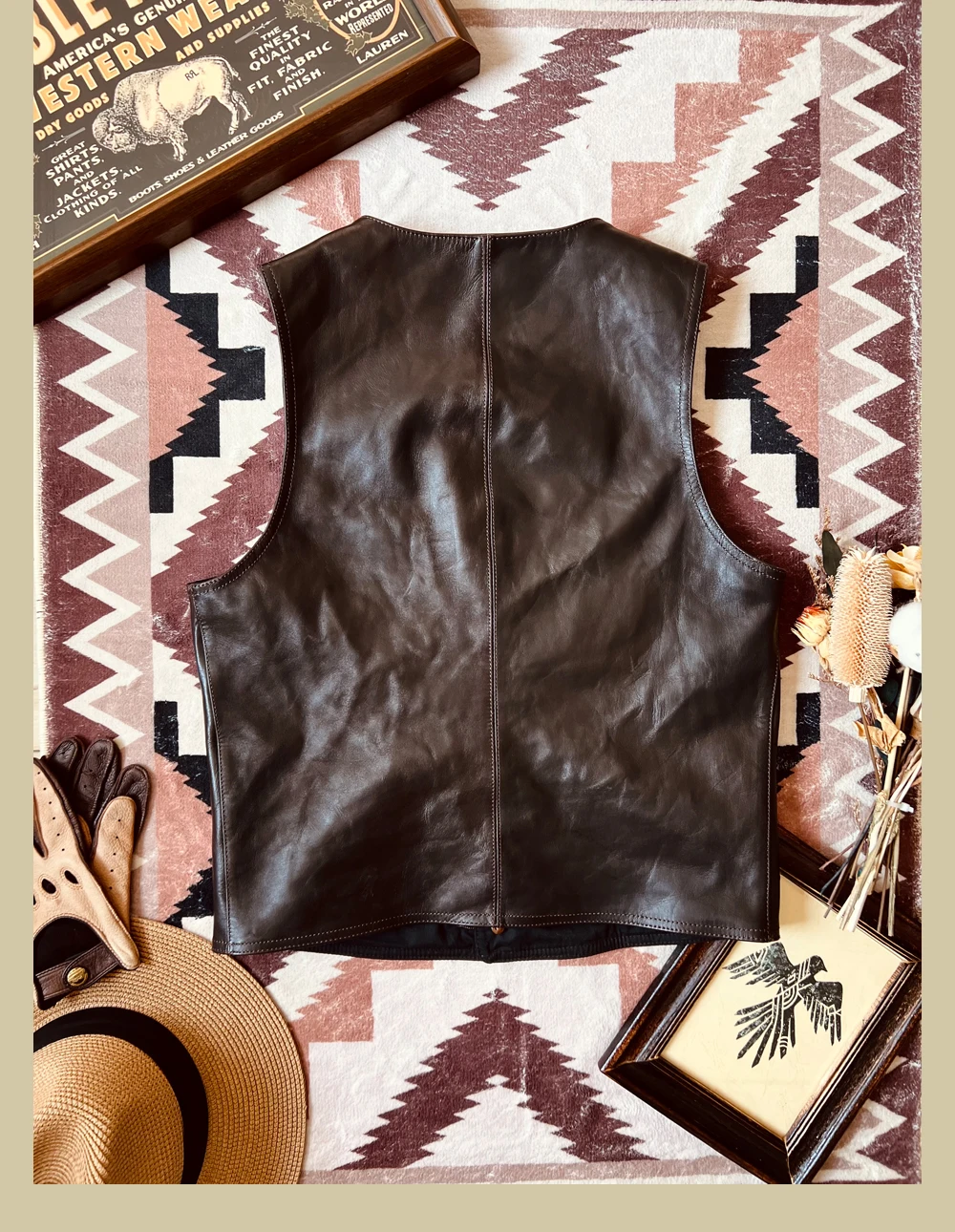 YR 일본 빈티지 가죽 조끼, 남성용 슬림핏 소가죽 플 - Leather Work Vest For Men 리뷰 및 가격