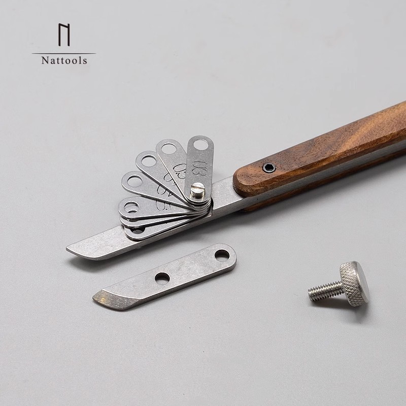 Nattools 조정 가능한 가죽 가장자리 크리저 도구 - Leatherwork Edge Creaser 리뷰 및 가격