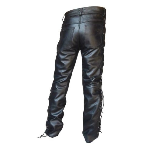 중세 스타일 남성용 고딕 롱 플러스 사이즈 레트로 맥시 - Leather Work Pants 리뷰 및 가격