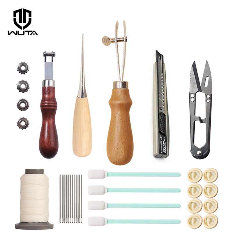 WUTA 전문 가죽 공예 도구 키트 손 바느질 스티치  - Leatherwork Kit 리뷰 및 가격