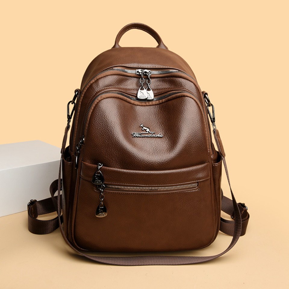 페블드 가죽 질감 백팩 2가지 방식으로 변형 가능한 숄 - Leather Work Womens Backpack 리뷰 및 가격