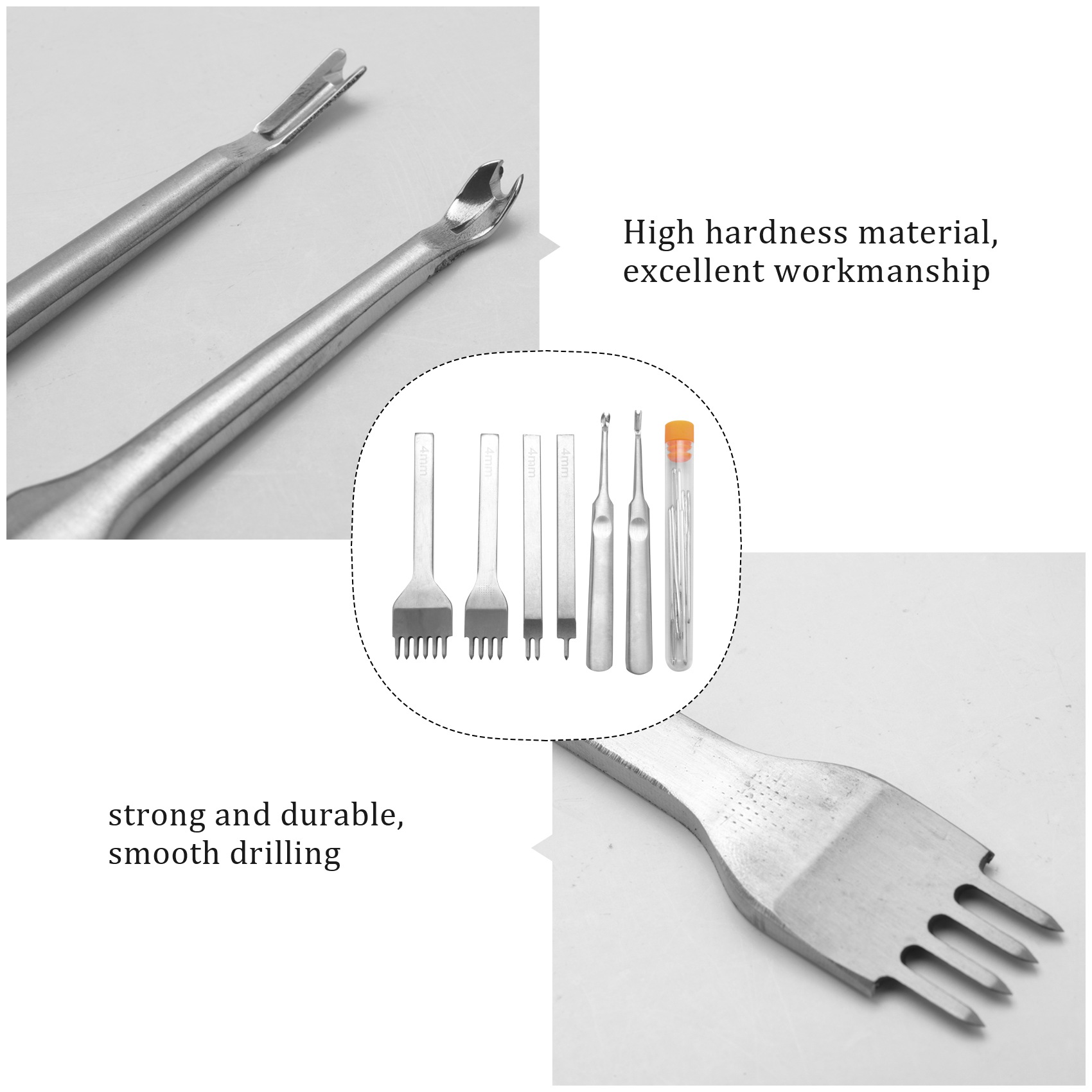 BAAR-가죽 스티칭 치즐 세트, 레이싱 스티칭 펀치, - Groover Stitching Tool 리뷰 및 가격